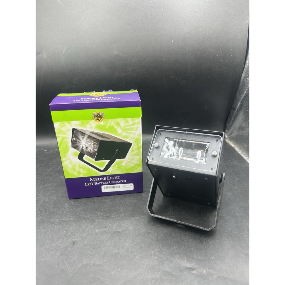 SPIRIT BATTERY OPERATED PORTABLE LED STROBE LIGHT NEW